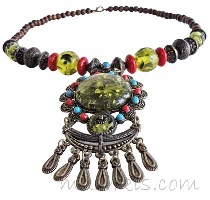 Indian ethnic necklace - click here for large view